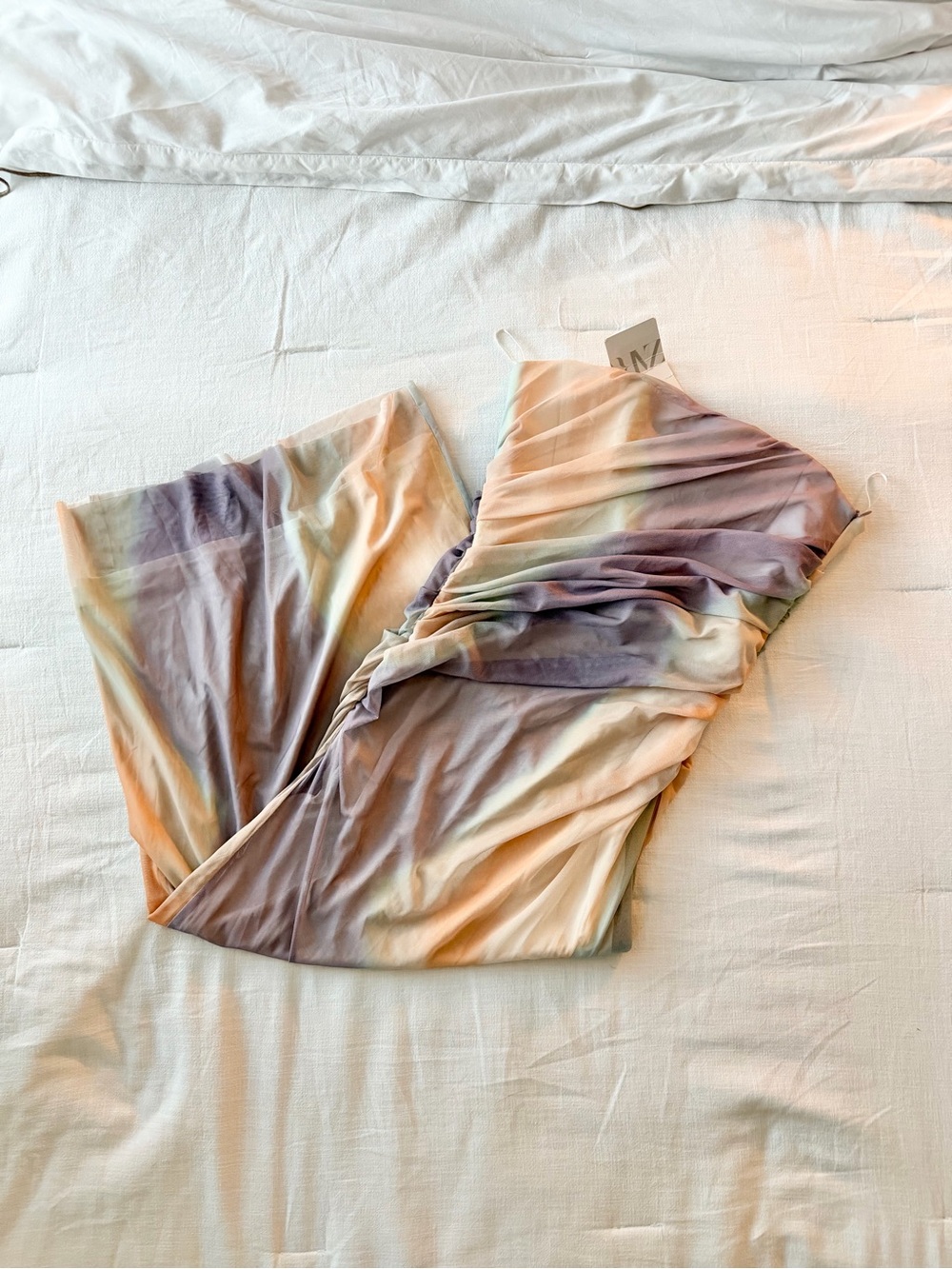Zara pastel summer tulle gown